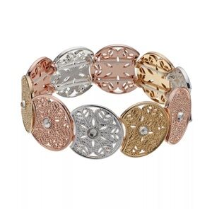 LC Lauren Conrad Gold and Silver Bracelet